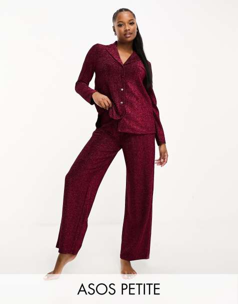 Matching Printed Pajama Set for Women