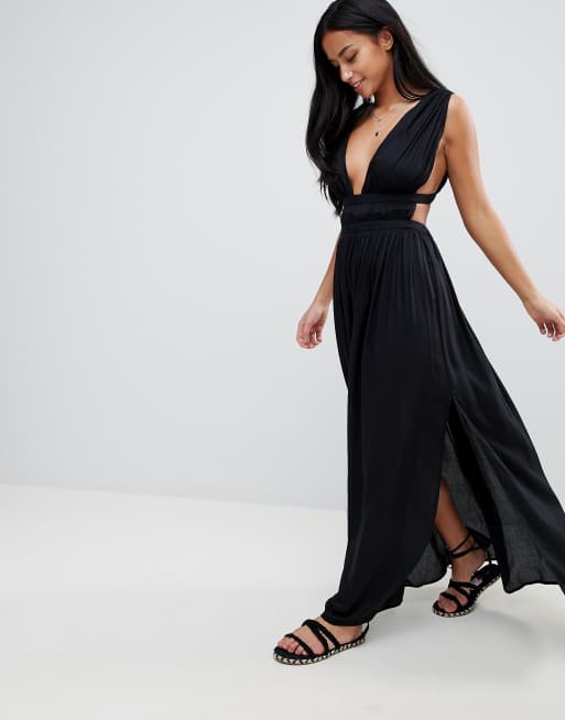 Asos grecian maxi clearance dress