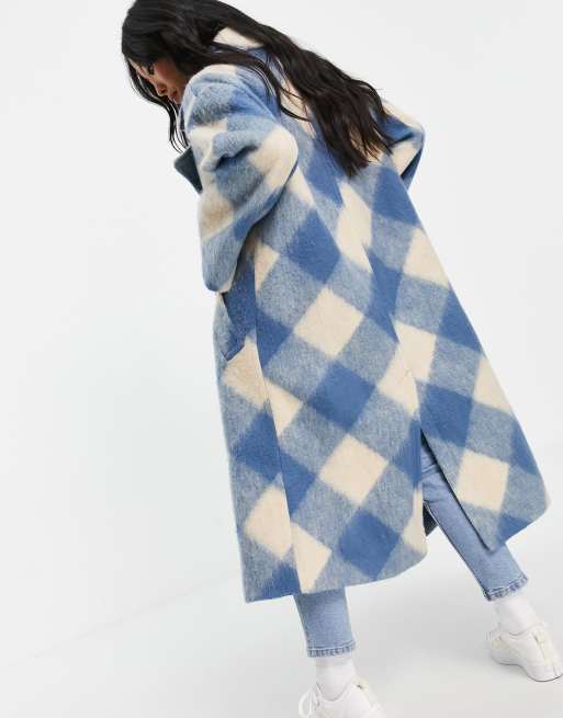 ASOS DESIGN Petite – Hero – Płaszcz oversize w kratę, 2 z 4