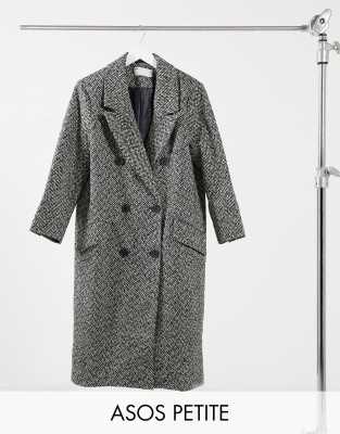 asos herringbone coat