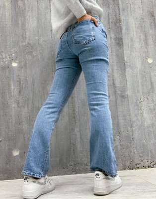 stretch flare jeans