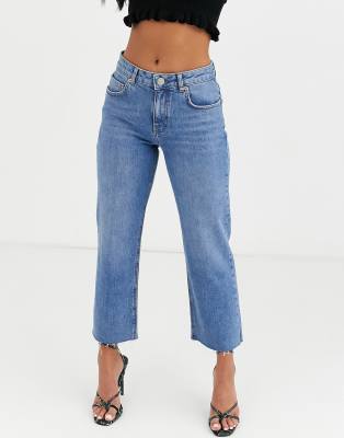 kick flare high ankle jeans