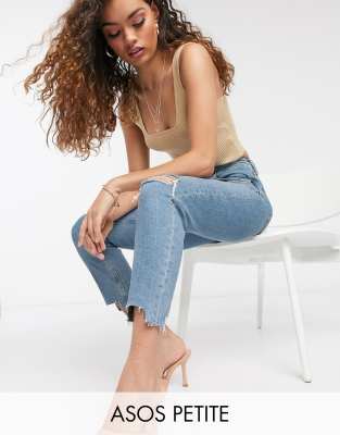 asos petite farleigh slim mom jeans