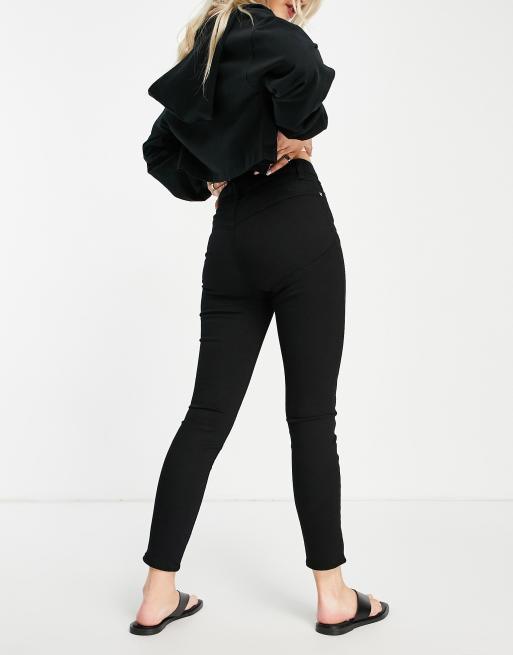 High waisted black jeans hot sale asos