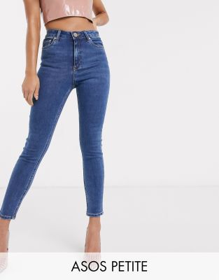 asos petite high waisted jeans