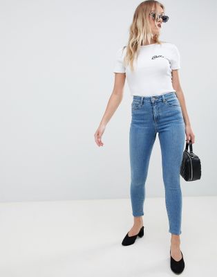 petite skinny high waisted jeans