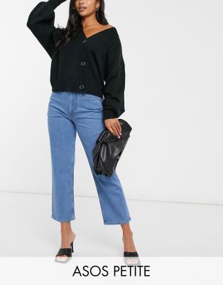 petite cropped straight leg jeans