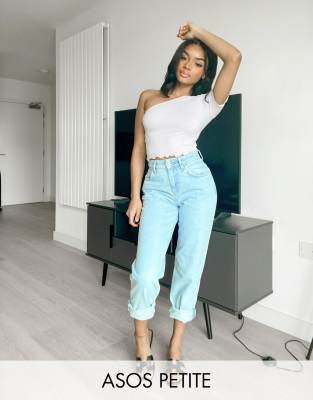 asos petite mom jeans