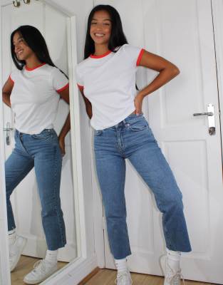 petite kick crop jeans