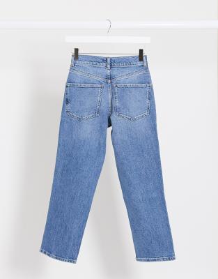 straight leg jeans stretch