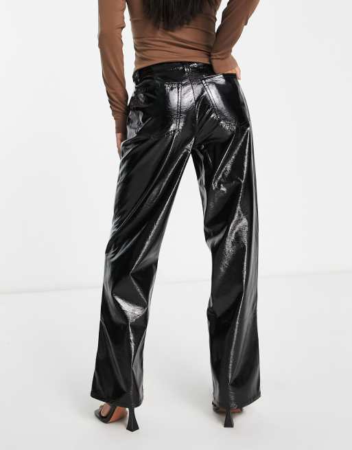 Pantalon 2025 brillant noir