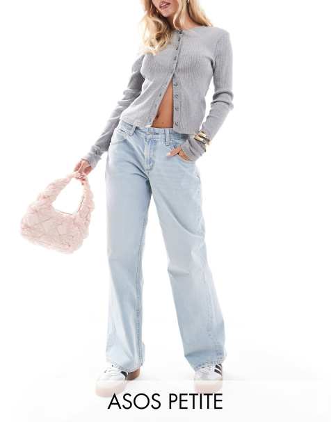 ASOS DESIGN Petite - Jeans ampi azzurri - view 1
