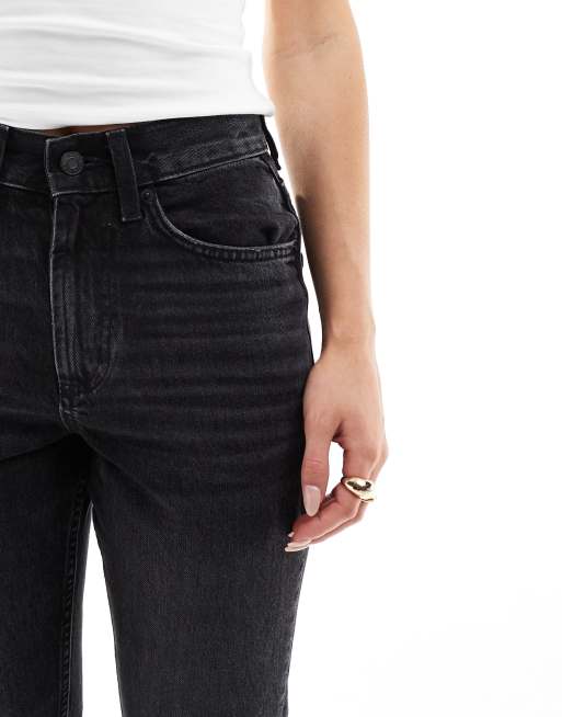 ASOS DESIGN Petite - Jeans dritti stile anni '90 neri , 4 di 4