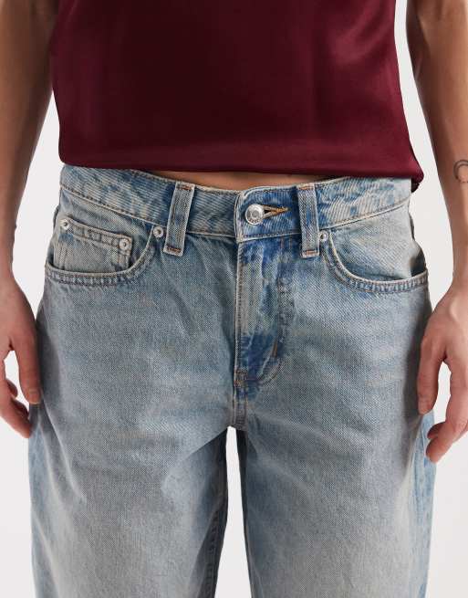 ASOS DESIGN Petite – Jeans in Vintage-Waschung mit schmalem, abgerundetem Beinschnitt , 5 von 5