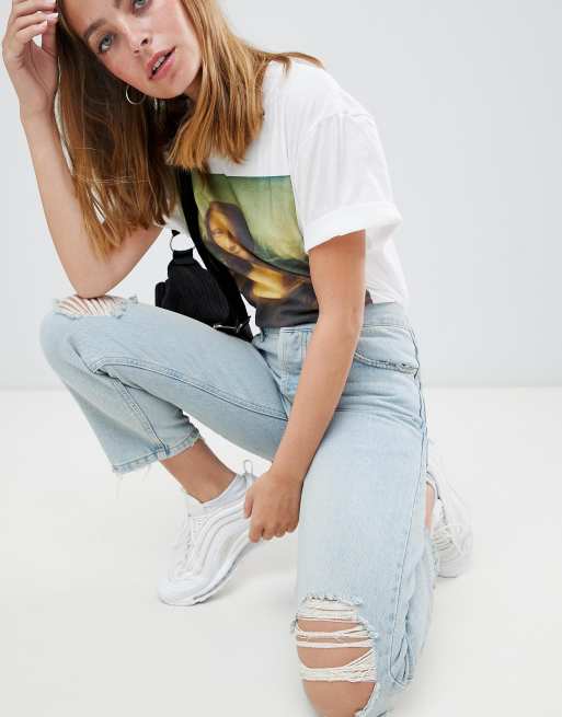 ASOS DESIGN Petite – Jeansy boyfriend o luźnym kroju, 3 z 4