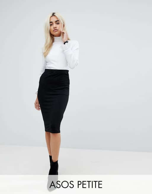 ASOS DESIGN Petite jersey pencil skirt | ASOS