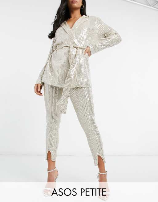 Sequin hotsell suit asos