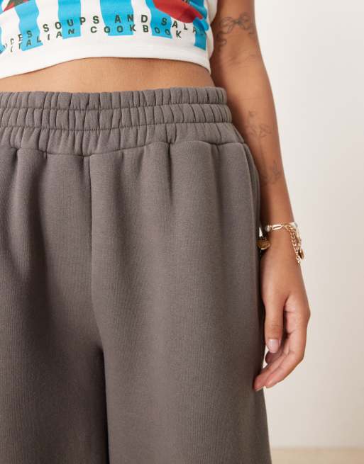 ASOS DESIGN Petite - Joggingbroek met rechte pijpen in grijs, 4 van 5