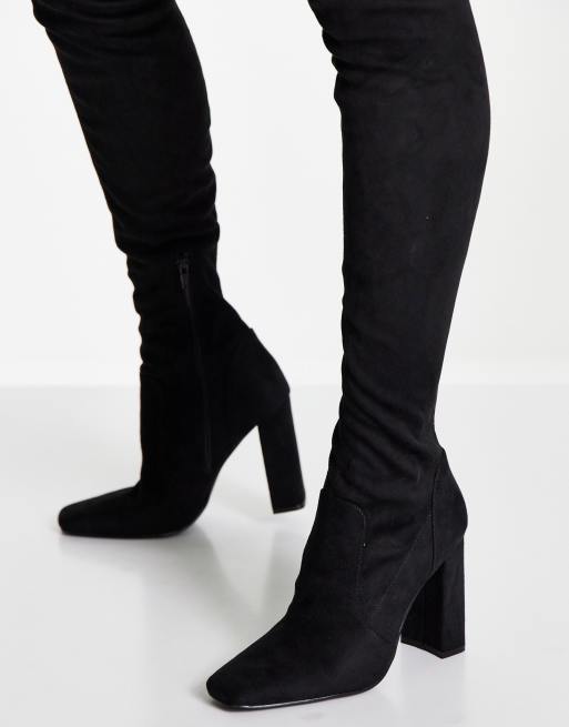 Asos petite over store the knee boots