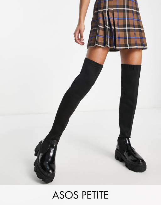 Over the knee boots for best sale short women