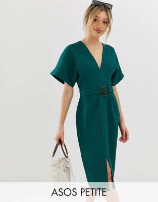 asos green kimono dress