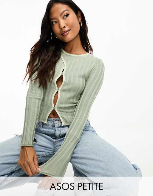 Petite hot sale knit tops