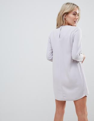 knot front shift dress