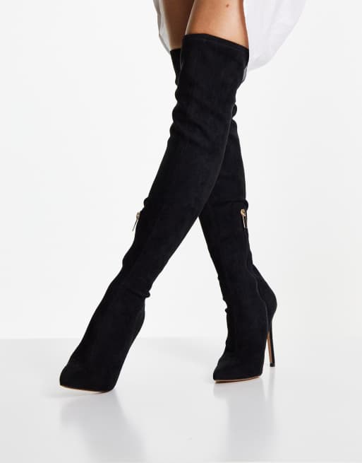 Asos petite knee high on sale boots