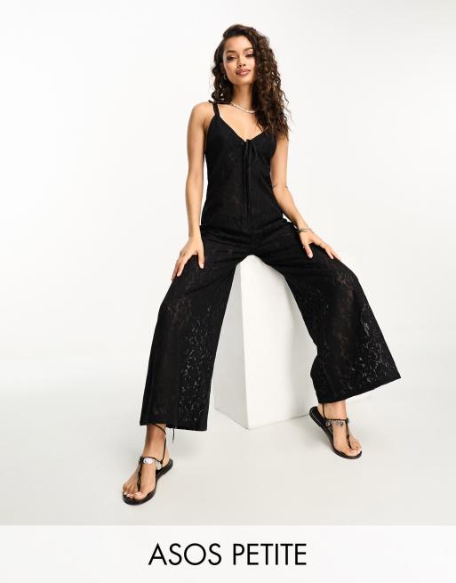 Lace store beach jumpsuit