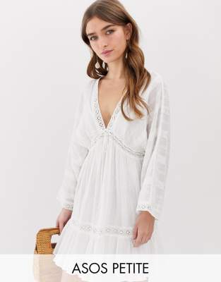 asos petite smock dress