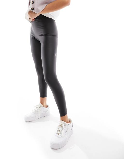 Asos petite leather on sale leggings