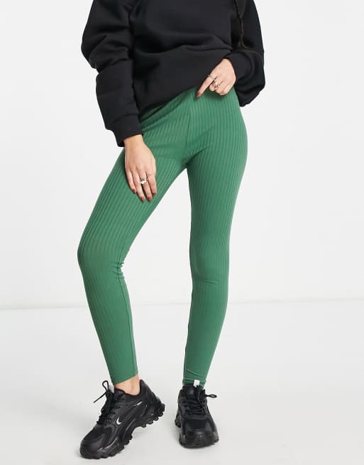 ASOS DESIGN Petite rib legging, ASOS