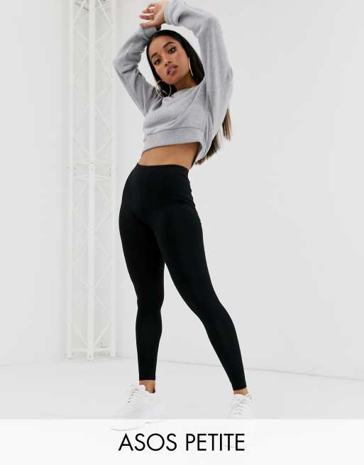 Asos Design Petite Leggings Mit Hohem Bund Asos