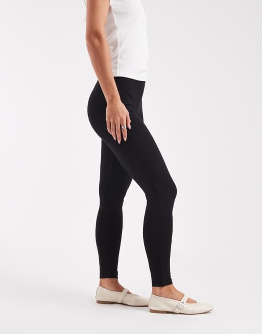 ASOS DESIGN Petite - Leggings neri, 3 di 5