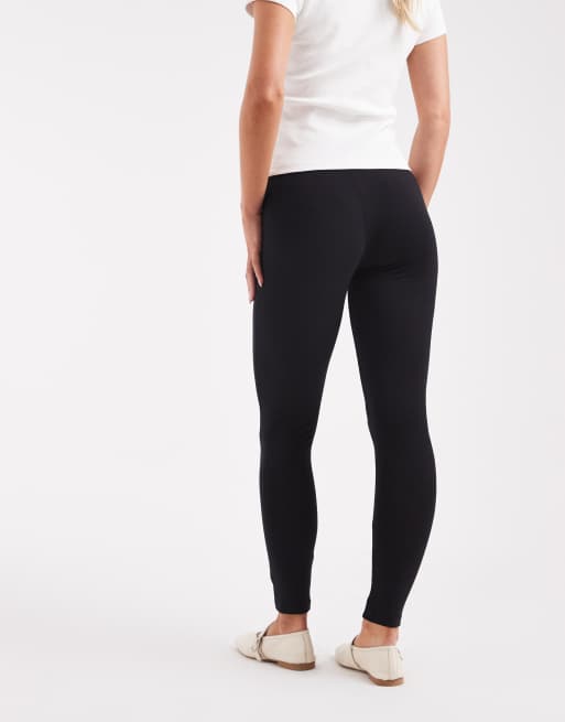 ASOS DESIGN Petite - Leggings neri, 4 di 5