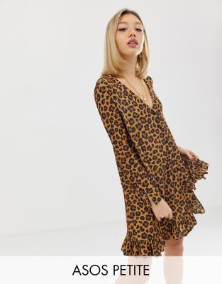 leopard dress petite