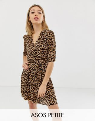 leopard dress petite
