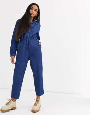 denim boiler suit petite