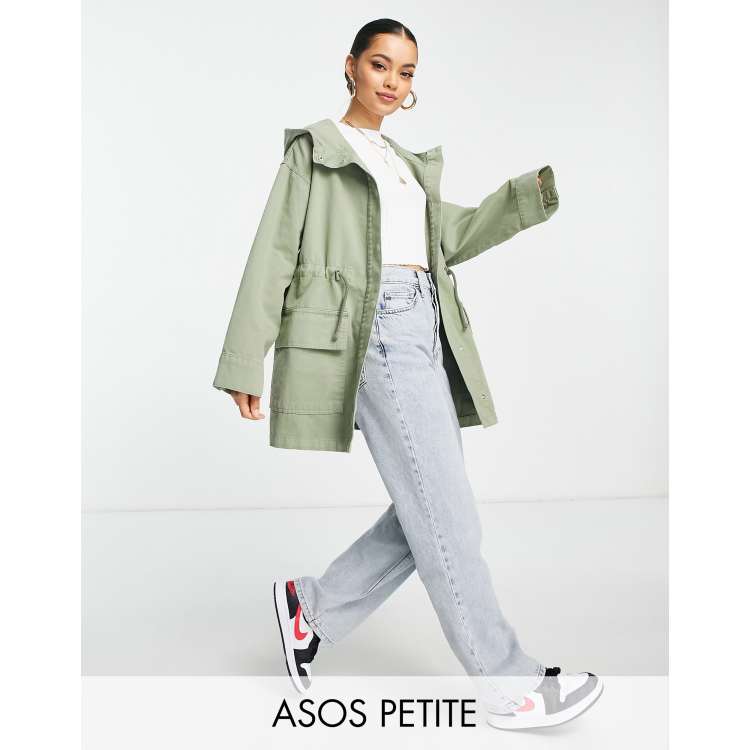 Petite lightweight shop parka