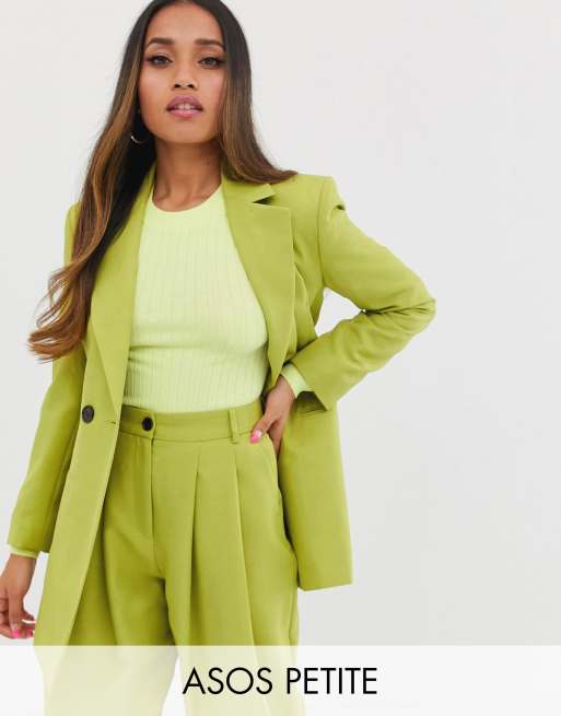 ASOS DESIGN Petite – Garnitur w cytrusowym kolorze, 2 z 3