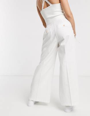 asos white trousers