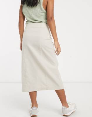 asos split skirt