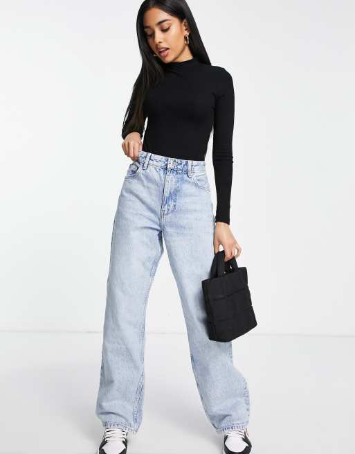 Black store bodysuit jeans