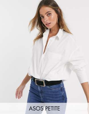 asos long white shirt