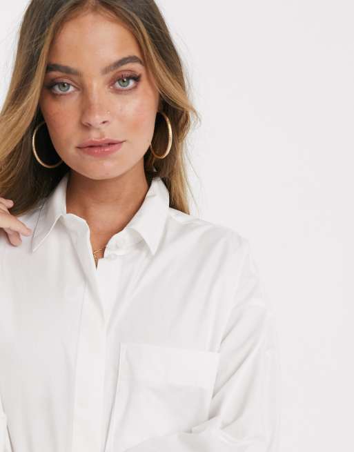 Asos white hot sale shirt womens