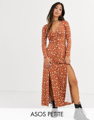 petite maxi tea dress