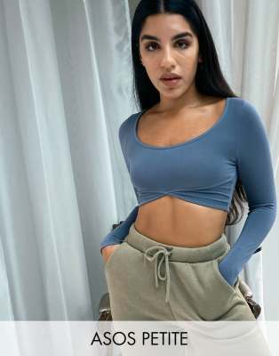 asos long sleeve crop top