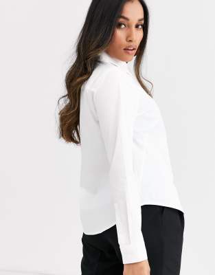 asos long white shirt