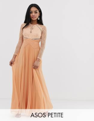 asos apricot dress