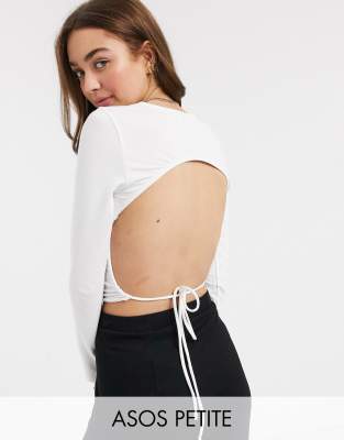 asos open back top